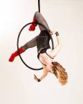 Instructor Jane of Aeriform Arts. Photo by Poleagraphy.
